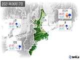 実況天気(2021年06月17日)