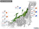 実況天気(2021年06月22日)