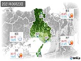 実況天気(2021年06月23日)