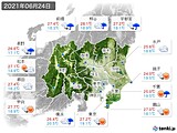 実況天気(2021年06月24日)