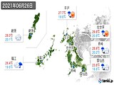 実況天気(2021年06月26日)