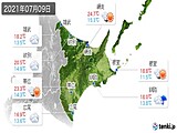 実況天気(2021年07月09日)