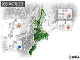 実況天気(2021年07月17日)