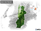 2021年07月23日の奈良県の実況天気