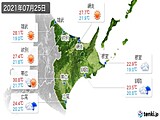 実況天気(2021年07月25日)