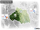 2021年07月27日の埼玉県の実況天気