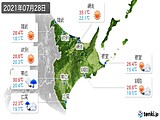 実況天気(2021年07月28日)