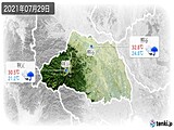 2021年07月29日の埼玉県の実況天気