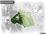2021年07月30日の埼玉県の実況天気