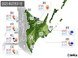 実況天気(2021年07月31日)