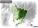 実況天気(2021年08月02日)