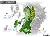 2021年08月22日の熊本県の実況天気