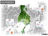 実況天気(2021年08月26日)