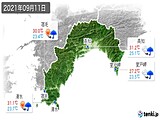 実況天気(2021年09月11日)