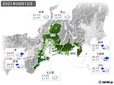 実況天気(2021年09月12日)