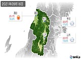 2021年09月16日の山形県の実況天気