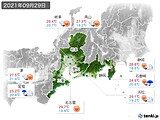 実況天気(2021年09月29日)