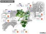2021年10月06日の近畿地方の実況天気