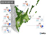 実況天気(2021年10月19日)