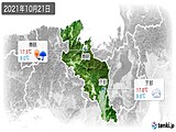 実況天気(2021年10月21日)