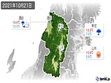 実況天気(2021年10月21日)