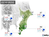 実況天気(2021年10月25日)