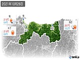 実況天気(2021年10月26日)