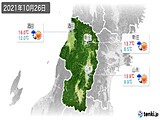 実況天気(2021年10月26日)