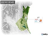 実況天気(2021年11月14日)