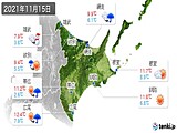 実況天気(2021年11月15日)