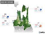 実況天気(2021年11月16日)