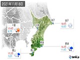 実況天気(2021年11月18日)