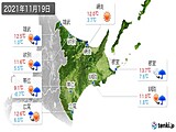 実況天気(2021年11月19日)