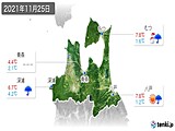 実況天気(2021年11月25日)