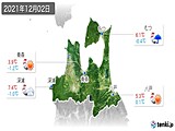 2021年12月02日の青森県の実況天気