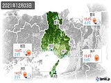 実況天気(2021年12月03日)