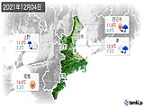 実況天気(2021年12月04日)