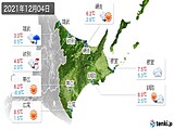 実況天気(2021年12月04日)