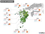 実況天気(2021年12月06日)