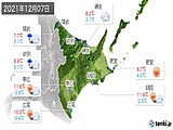 2021年12月07日の道東の実況天気