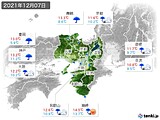 実況天気(2021年12月07日)