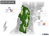 2021年12月14日の山形県の実況天気