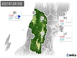 2021年12月15日の山形県の実況天気