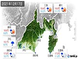 実況天気(2021年12月17日)