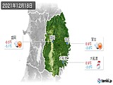 実況天気(2021年12月18日)