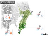 2021年12月29日の千葉県の実況天気