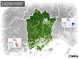 実況天気(2022年01月05日)