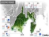 2022年01月06日の静岡県の実況天気