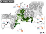 実況天気(2022年01月12日)