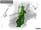 実況天気(2022年01月13日)